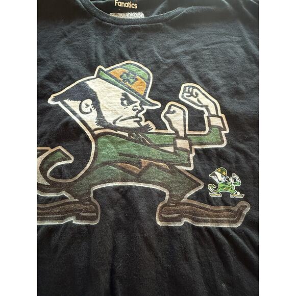 Notre Dame Fighting Irish Black T-shirt‎ Men's L/XL - Picture 5 of 9